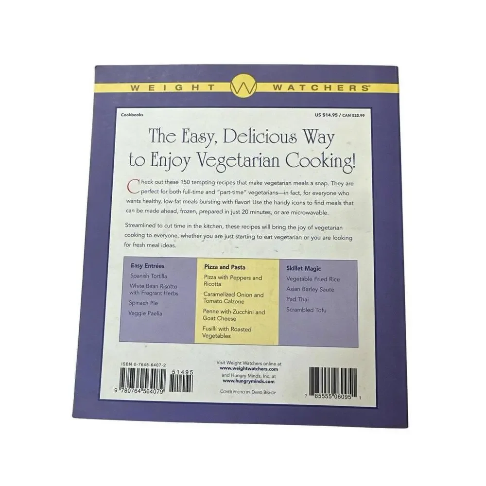 Cookbook Weight Watchers Versatile Vegetarian: 150 Easy Recipes for Every Day. T